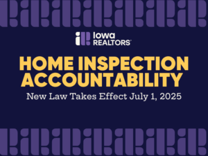 Graphic showing home inspection text