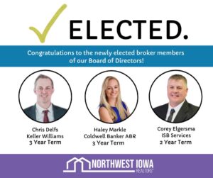 Graphic displaying brokers elected