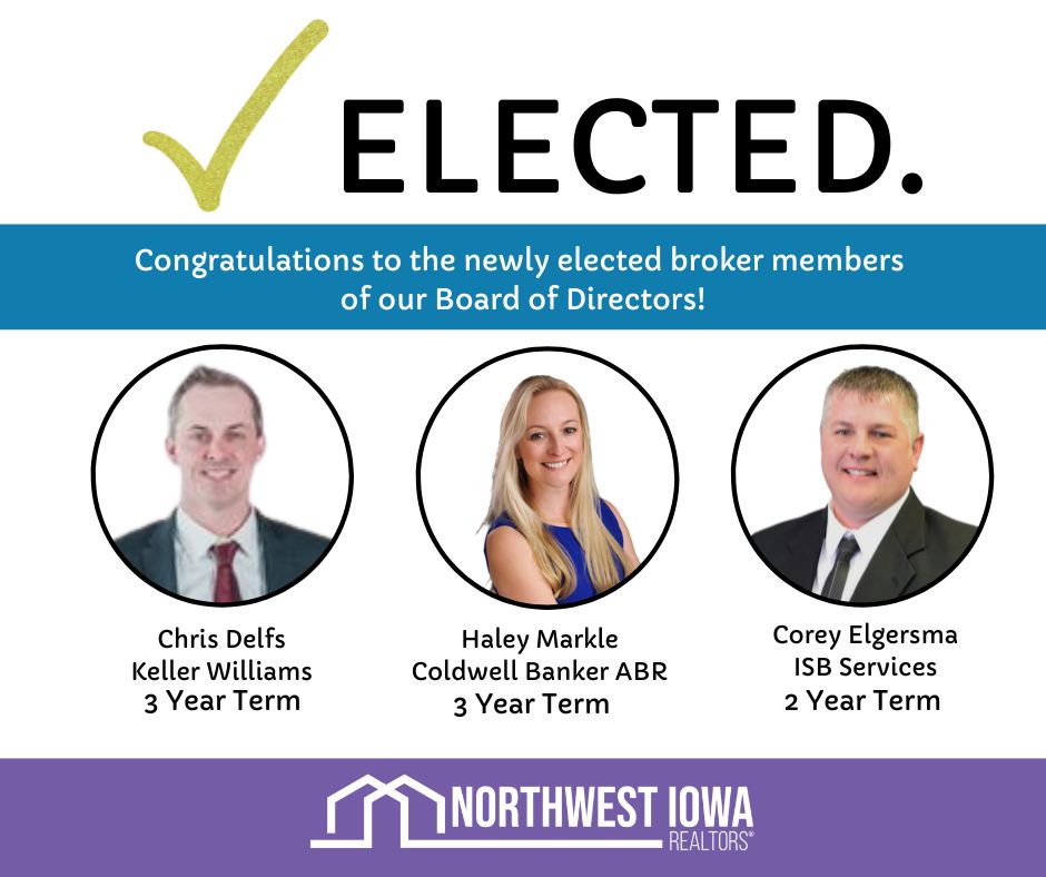 Graphic displaying brokers elected